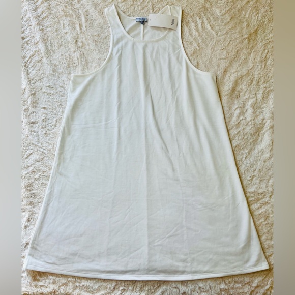 White summer dress size Large but more on XL. - Picture 1 of 5